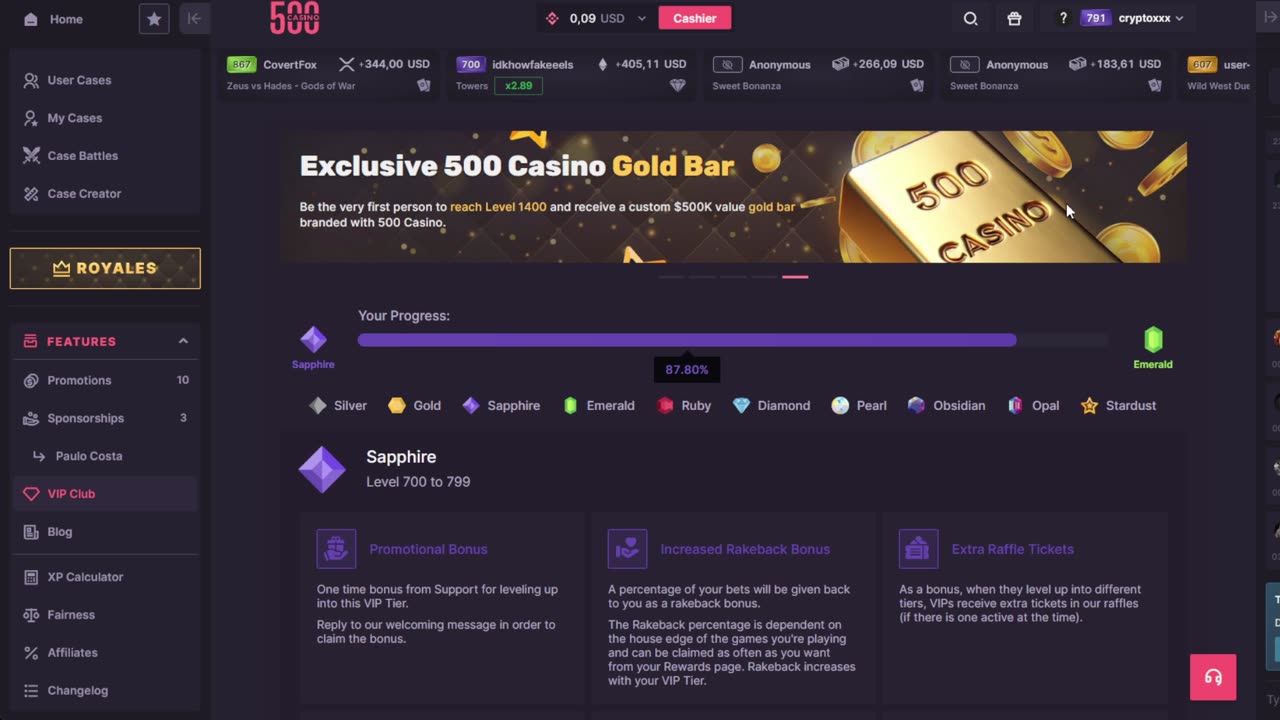 500 Casino - 💰 September Monthly Bonus 💰