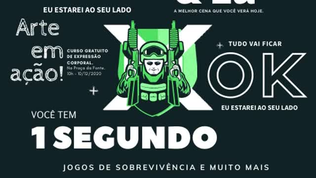 Verde Escuro Gamer Sobrevivência Logotipo animado.mp4