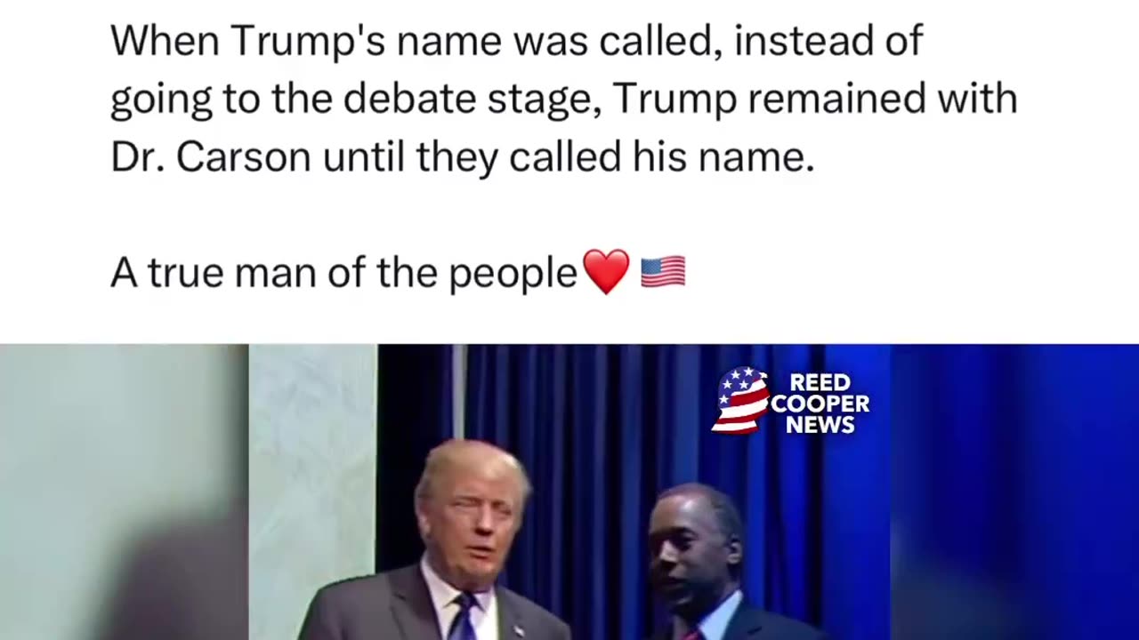 Donald Trump and Ben Carson | 2016 Election | #Trump2024