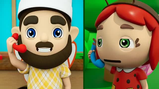 Little Fairies Act As Mom And Doctor In Five Little Monkeys Baby Song