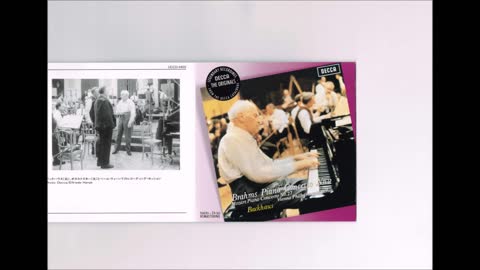 Brahms - Piano Concerto No.2 Backhaus Bohm Wiener