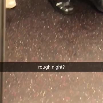 Man on subway train wears mismatched shoes