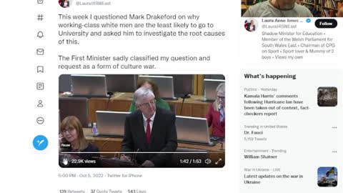 Welsh First minister is a Racist! (Video)