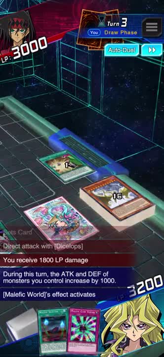 Yu-Gi-Oh! Duel Links - Taking Down Lvl: 60 Duke Devlin Gameplay