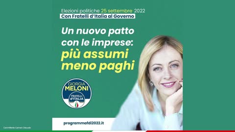 Campagna Elettorale Meloni