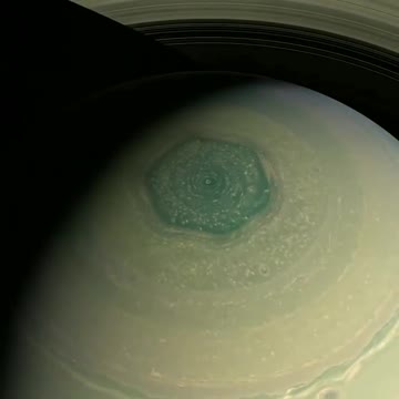 Hexagonal Cloud Pattern at the Northern Part of Saturn