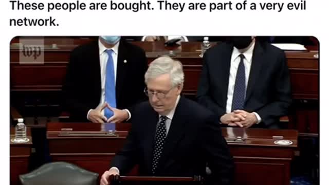 Mitch McConnell getting his marching orders