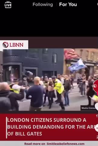 London citizens wants Bill Gates arrested!!!