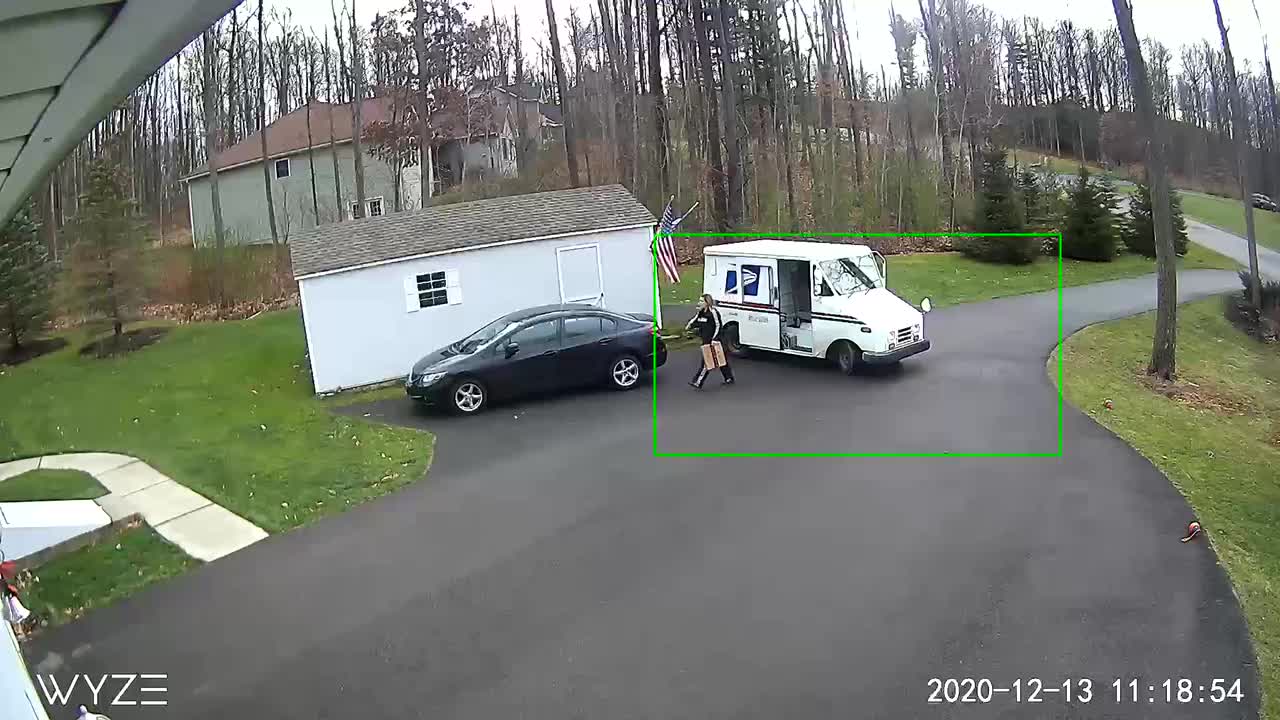 USPS delivers Amazon Prime Package