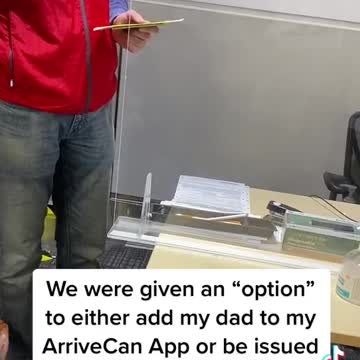 What happens if you dont have ARRIVECAN app