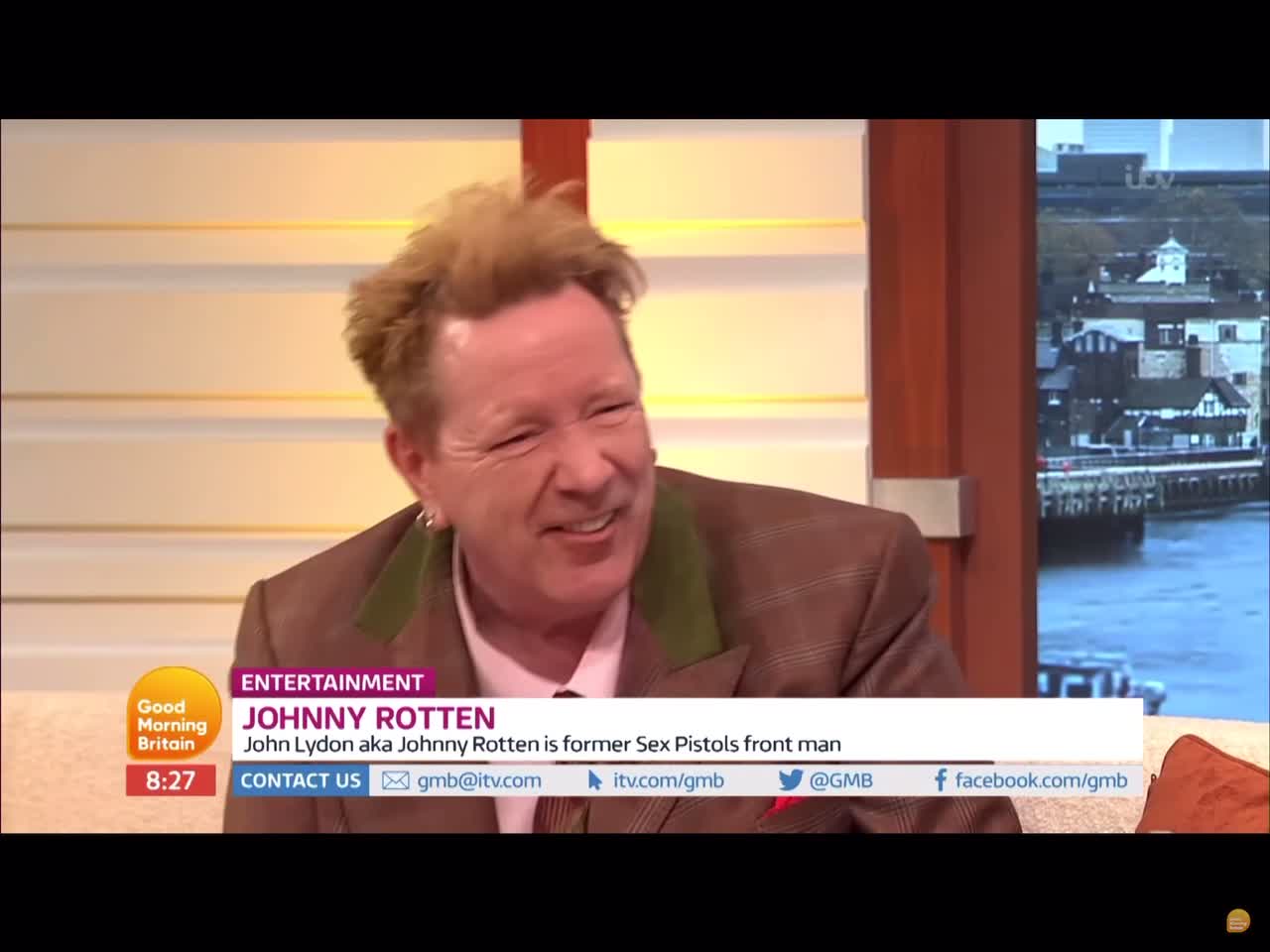 2017 John Lydon Johnny Rotten of the Sex Pistols sees president Donald Trump as a possible friend