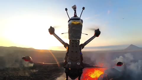 360 view of volcano 🌋 😮