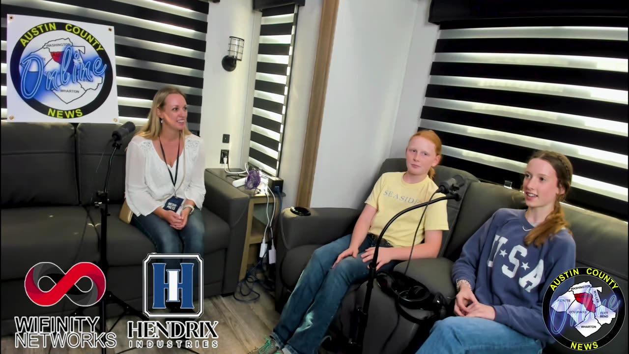 Andy & Emma With Austin County 4-H Interview - 2023 Austin County Fair