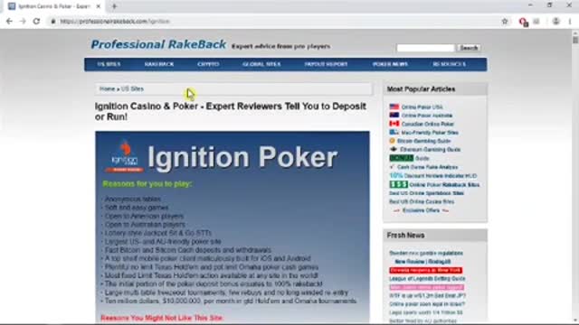 How to Sign Up for Ignition Poker