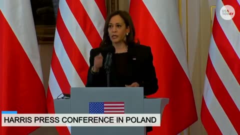 Kamala Harris trips over her words and forgets she's in Eastern Europe