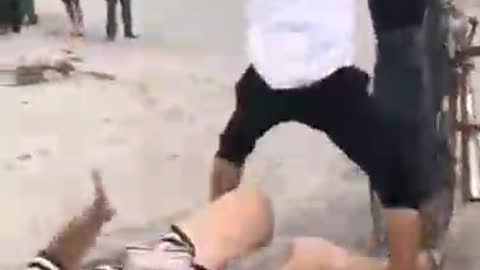 Stunt goes wrong 🤣🤣