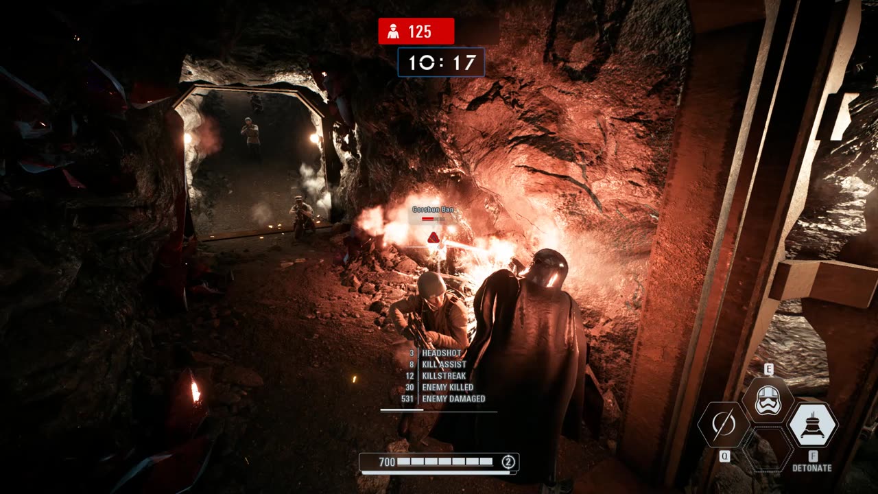 SWBF2: Arcade Onslaught Captain Phasma First Order Gameplay