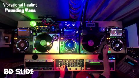 BD Slide - Vibrational Healing Through Pounding Bass - Live 1/2/24 - vinyl + rotary