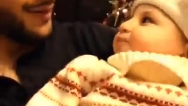 Baby trying to beatbox