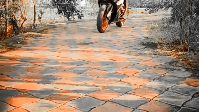 You never before seen like this. KTM 200 Awesome Slow motion 😍