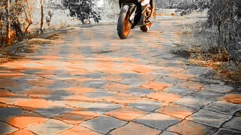 You never before seen like this. KTM 200 Awesome Slow motion 😍