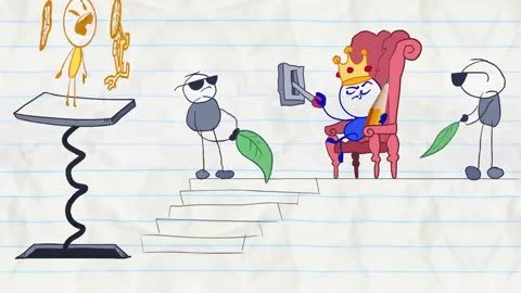 Turn That Crown Upside Down - Pencilmation | Animation | Cartoons | Pencilmation