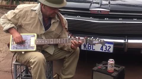 Biscuit Tin Guitar