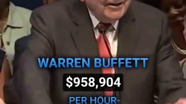 How much billionaires earn per hour