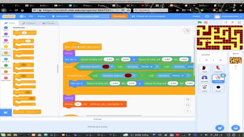 Tworzenie gry "Labirynt" cz. 5- Scratch