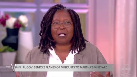 Snowflake Whoopi Goldberg Has Complete Meltdown After Illegal Immigrants Show Up At Martha’s Vineyard