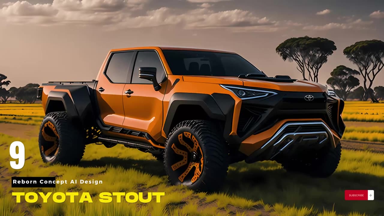 Toyota Stout Reborn Concept Car, AI Design