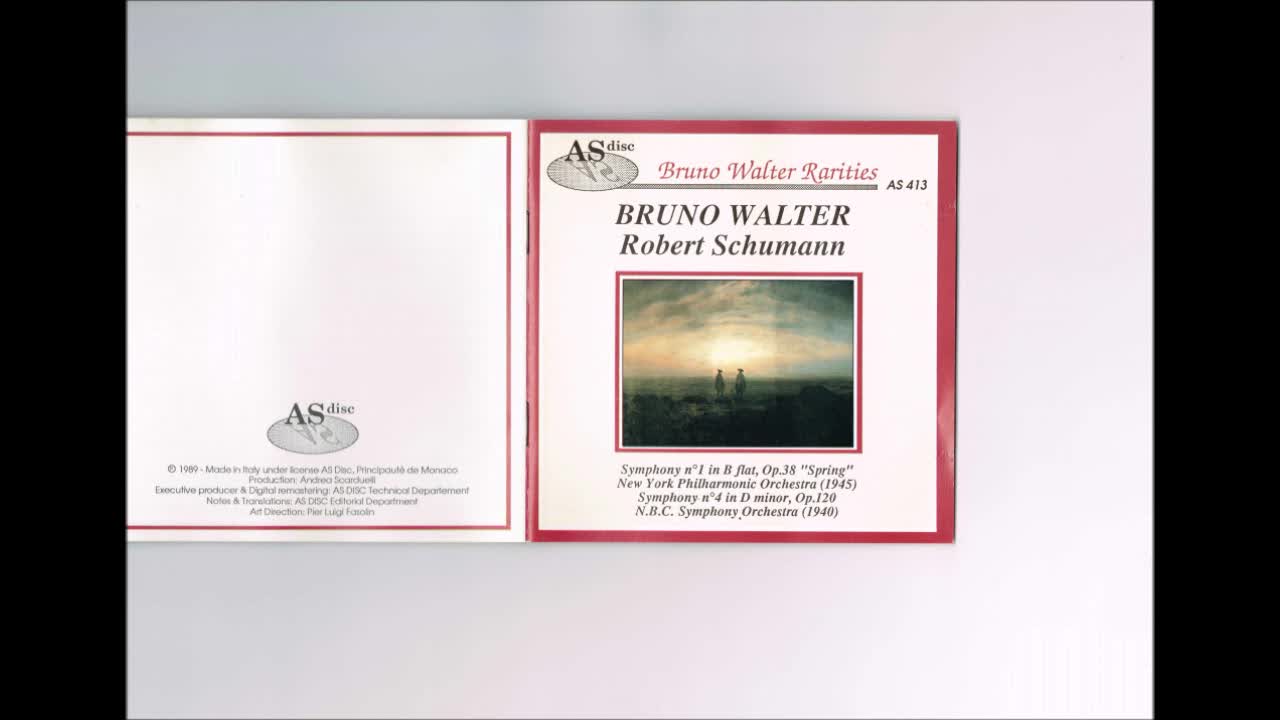 Schumann - Symphony No.4 Walter NBC