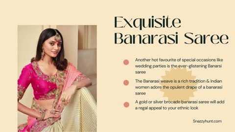 Trendy Sarees For A Wedding Party