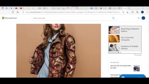 PETA launches new clothing line made of fake human skin. Stupid award.