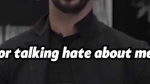 Hate Brings Nothing!! Andrew Tate Final Message #shorts