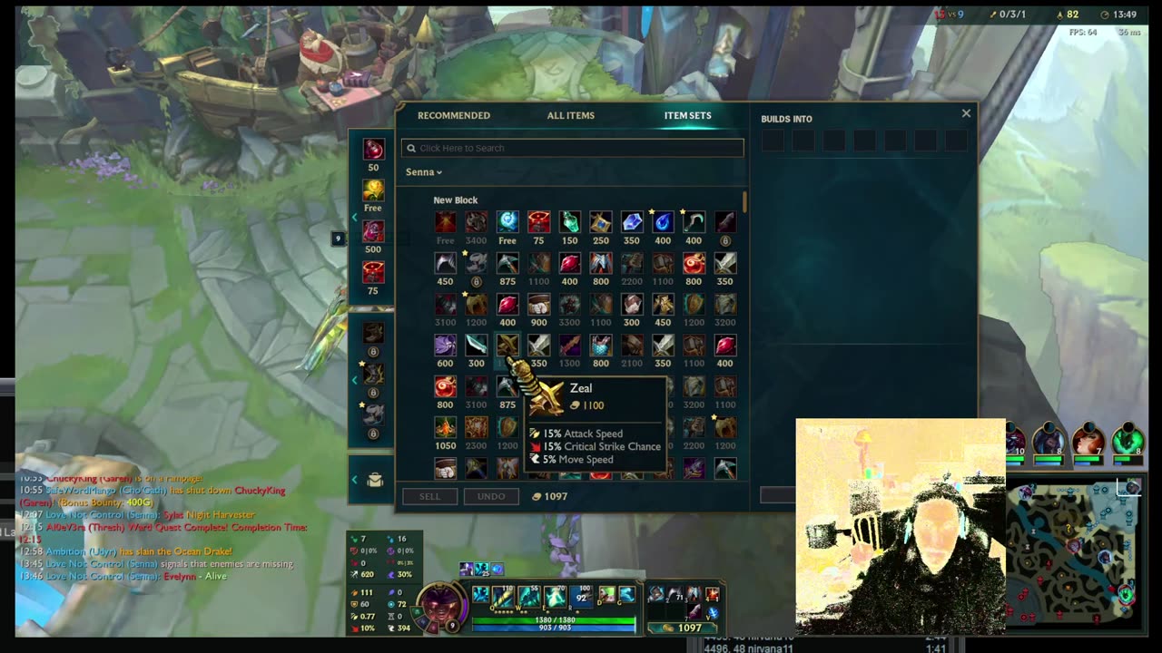 Live Streaming CrazyJim, Super Broken Senna Build vs People losing on purpose. WOO!