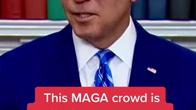 Joe Biden spoke today