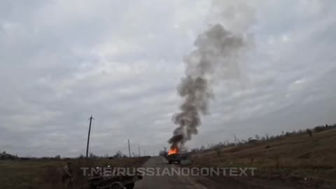 🔥💥 The Russians claimed that it was a strike of Ukrainian FPV drone on fiber