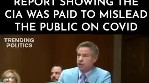 CIA was paid to mislead the public on Covid.
