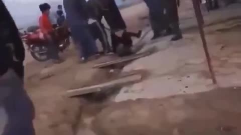 Muslim girl beat in public by family for dating a Christian man