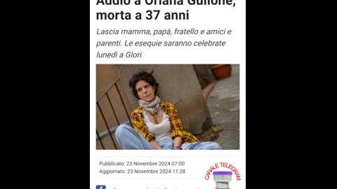 Malori improvvisi dal 18 al 23 novembre 2024.