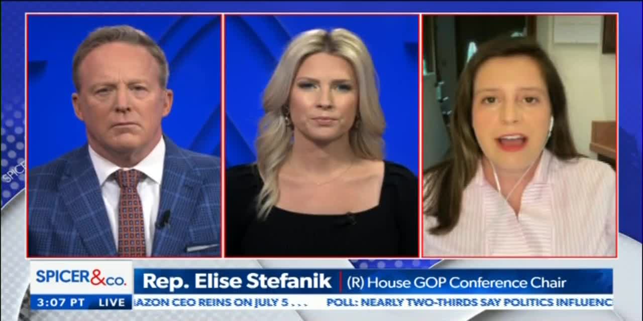 Elise Stefanik joins Sean Spicer and Lyndsay Keith on Newsmax. 05.26.21