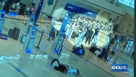 Dallas airport shooting: DPD releases police bodycam of suspect who was shot