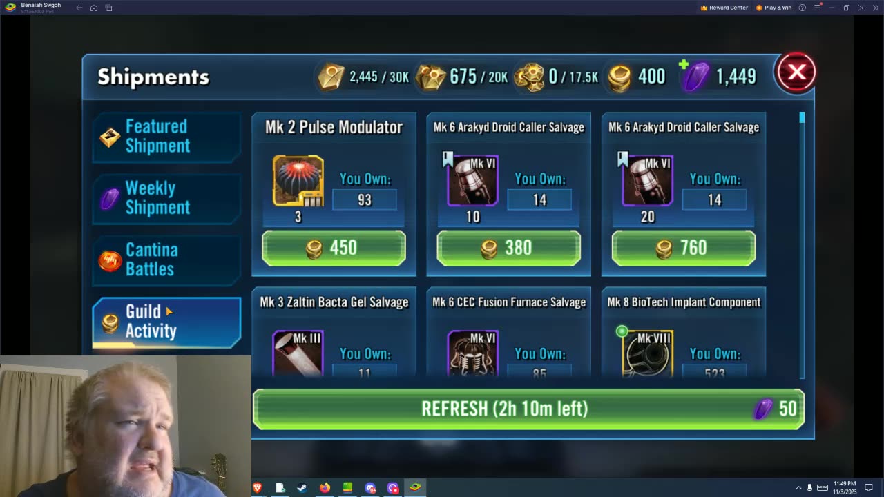 Star Wars Galaxy of Heroes F2P Day 179