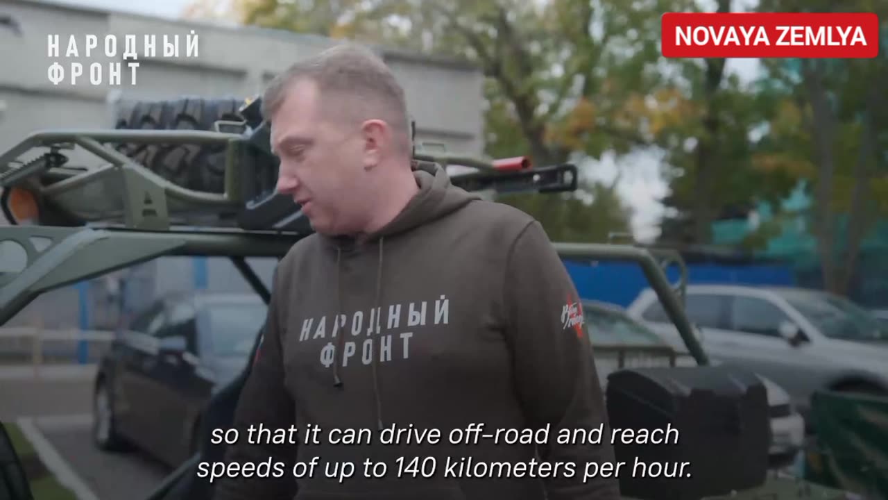 Russian people crowd funded procurement of scout buggy Alabai for troops in Ukraine Operation