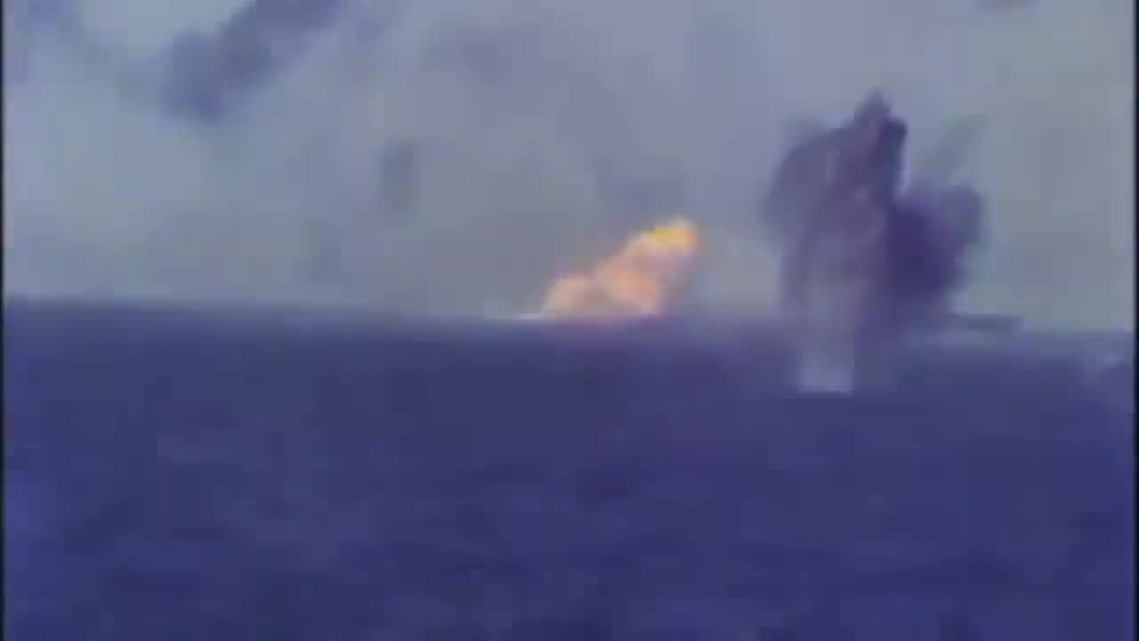 Kamikaze Attack 1944 (color restoration video)