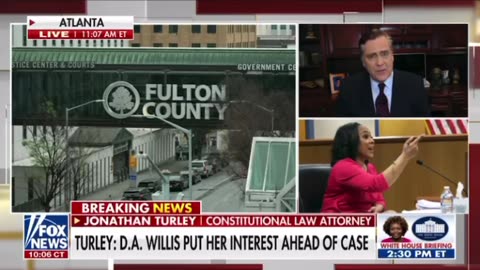 Jonathan Turley: Fani Should Have Stepped Down - How is One Guilty and Not the Other?