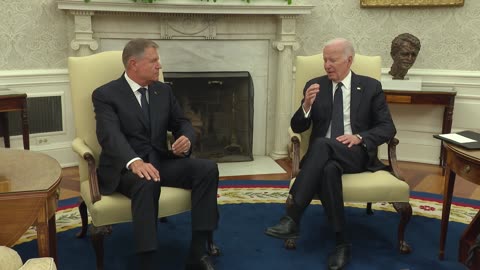 President Biden Hosts President Klaus Iohannis of Romania for a Meeting