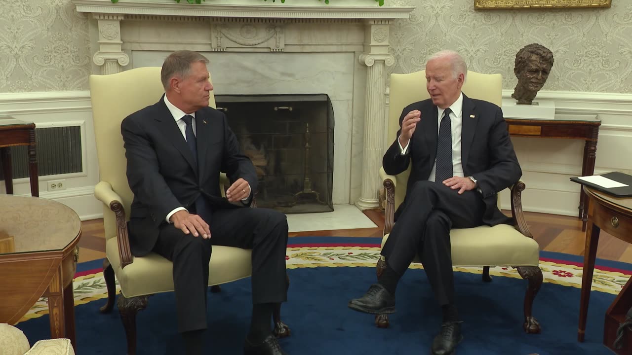 President Biden Hosts President Klaus Iohannis of Romania for a Meeting