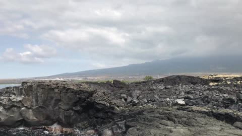 Walking The Kona Coastline With Tidepools